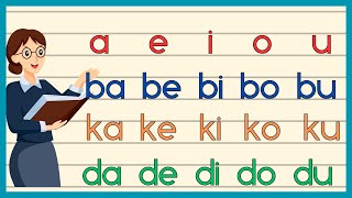 UNANG HAKBANG sa PAGBASA sa FILIPINO  KINDERELEMENTARY  PHONICS [upl. by Hsima]