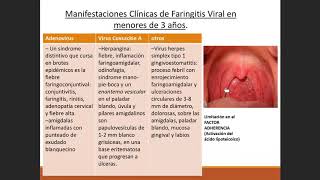 Pediatría  Faringoamigdalitis Aguda y Laringotraqueitis 11 [upl. by Iline468]