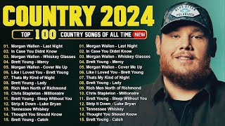 Country Music Playlist 2024 Luke Combs Morgan Wallen Chris Stapleton Kane Brown Jason Aldean [upl. by Katya]