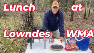 You MUST see this video  Lunch adventure at Lowndes WMA 👁️ castiron cooking [upl. by Churchill775]