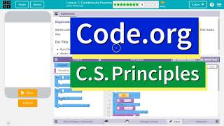 Codeorg Lesson 78 Conditionals Practice  Answer Tutorial  Unit 4 CS Principles 2022 Version [upl. by Moule]