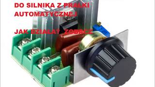 SILNIK Z PRALKI Z REGULATOREM OBROTÓW I MOCY 2000w [upl. by Idnem]