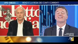 QUANDO RENZI VENNE TRITATO DA TRAVAGLIO SUL CASO RONDOLINO ft GIANNINI e GRUBER OTTO E MEZZO LA7 [upl. by Erdnaxela]