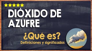 🔥 ¿Qué es el Dióxido de Azufre  Conoce todo Sobre gases de Combustión 🔥 [upl. by Eijneb]