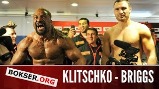 Weighin Vitali Klitschko vs Shannon Briggs [upl. by Henson]