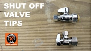 Shutoff Valve Repair for Bathrooms Quick Tips  by Home Repair Tutor [upl. by Itak]