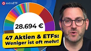 PortfolioChaos Wenn Diversifikation zur Verwirrung führt  extraETF PortfolioReview [upl. by Dimo]