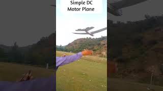 Simple Coreless Motor Plane Homemade Very Easy  Rc plane Flying  flite test [upl. by Kendry]