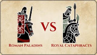 ROME II Total War Mod Roman Paladins VS Royal Cataphracts [upl. by Aisaim]