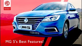 The Top 5 Features of the MG 5 Sedan  MG Philippines [upl. by Harrus]