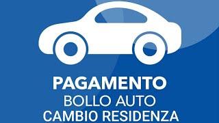 Bollo auto e cambio di residenza cosa cè da sapere con esempio pratico [upl. by Goetz]