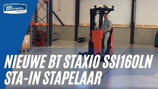 BT Staxio SSI160LN StandIn stacker truck  StaIn stapelaar Toyota [upl. by Lagiba]