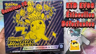 JCC Pokémon  ouverture FR  ETB EV08 Étincelles Déferlantes [upl. by Woolson]