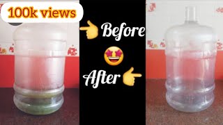 How to clean water cans without brush in easy wayHow to clean water can kitchen tips part5 [upl. by Selwyn]