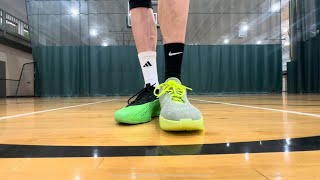 NIKE LEBRON JAMES XXI ALGAE vs ADIDAS ANTHONY EDWARDS AE 1 LOW LUCID LIME [upl. by Nalhsa21]