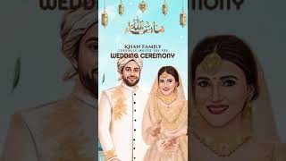 Muslim Wedding Invitation Video  Islamic Wedding Invitation  Wedding Invitation [upl. by Lecirg152]