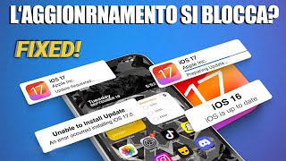 Risolto iPhone bloccato durante laggiornamento di iOS 17 iPhone non aggiorna iOS 17 😵 [upl. by Elberfeld761]