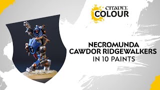 How to Paint Battle Ready Necromunda  Cawdor Ridge Walkers [upl. by Nnaeitak]