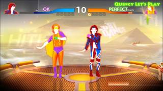 Just Dance 4 Moves Like Jagger VS Never Gonna Give You Up Battle Mode 5 ☆☆☆☆☆ [upl. by Hannasus]