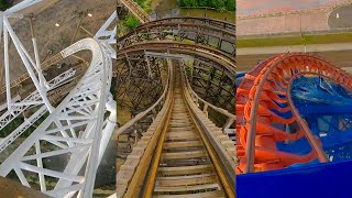 10 Of The Best Roller Coasters in the UK Front Seat POVs [upl. by Negaem405]