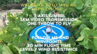 Walkera T210 mini is the most underrated GPS 4K mini drone on the market [upl. by Notfilc]