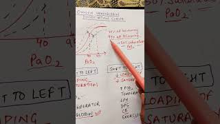 Oxy Hb dissociation curveshorts physiology mbbs [upl. by Berlyn136]