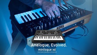 KORG minilogue xd Analog Evolved [upl. by Ahsemat]