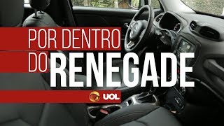 POR DENTRO DO RENEGADE LIMITED O JEEP TOP DE LINHA COM MOTOR FLEX [upl. by Hnamik]