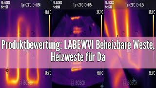 Produktbewertung LABEWVI Beheizbare Weste Heizweste für Damen Herren Beheizte Daunenjacke Heizja [upl. by Glynda]