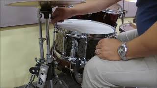 Titan Taiwan 14x65 Hammered Steel Snare [upl. by Iorgos881]