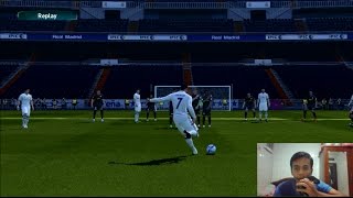 PES Trick Knuckle Ball Free Kick Training [upl. by Courtenay]