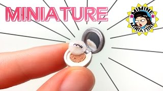 미니어쳐 에어쿠션 만들기바를수 있다는ㅋㅋ Miniature  AIR CUSHION powder pact 미미네 미니어쳐 [upl. by Orran]