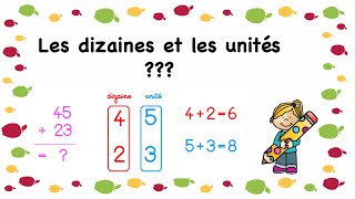 Maths CP  les dizaines et les unités comment ça marche Comment lexpliquer aux enfants [upl. by Cordi]