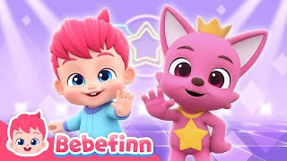 Freeze Bebefinn Dances Along Pinkfong and Hogi  EP113  Wonderstar Freeze Dance  Songs for Kids [upl. by Neiht]