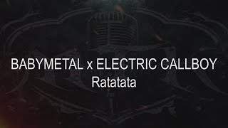 Babymetal x Electric Callboy  Ratatata  Karaoke  Instrumental [upl. by Assirhc450]