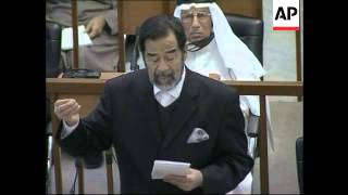 Anfal trial of Saddam Hussein continues [upl. by Julienne]