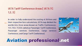 IATA Three Traffic Conference Areas [upl. by Marquardt]