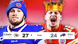 Bills LOSE To Chiefs After DISASTROUS Missed Field Goal  CRUSHING Defeat For Buffalo [upl. by Nylacaj]