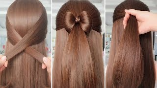 ⚠️ SIMPLE HAIRSTYLES FOR EVERYDAY ⚠️  Hair Tutorials [upl. by Anegue]