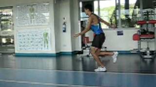 Plyometrics training  Bounding 1 [upl. by Dranoel]