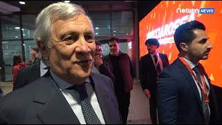 TAJANI FESTEGGIA LA VITTORIA DELLA JUVE [upl. by Rubliw]