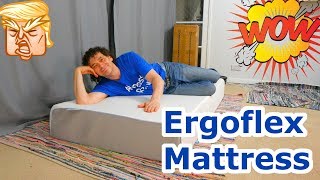 Ergoflex 5g memory foam mattress review  online bed in a box [upl. by Acsisnarf266]