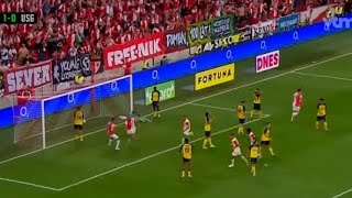 Highlights Goal Tomas Chory Slavia Praha 20 Royale Union SG [upl. by Terrag]