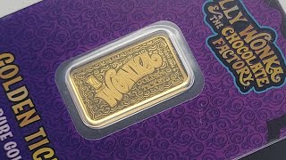 PAMPs Willy Wonka golden ticket bar [upl. by Cristie]