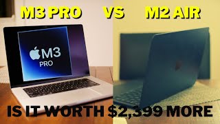 M2 MacBook Air Vs M3 Pro MacBook Pro Review  Is the base model enough [upl. by Stonwin]