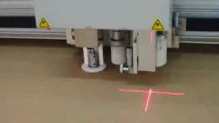 Corrugated carton box sample cutter Robot para muestras en cartón corrugado [upl. by Nylireg285]