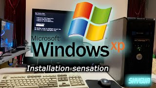 Windows XP Installation Sensation on a Dell Optiplex 755 [upl. by Ahseyt954]