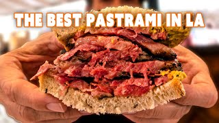 Best Pastrami Sandwich In Los Angeles  Ft Kosmos Q [upl. by Leahcimal719]