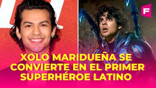 Xolo Maridueña de Cobra Kai se convierte en el primer superhéroe latino con Blue Beetle [upl. by Lumpkin526]