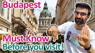 BUDAPEST 15 Things you MUST KNOW before visiting  Hungary Travel Guide [upl. by Wesle605]